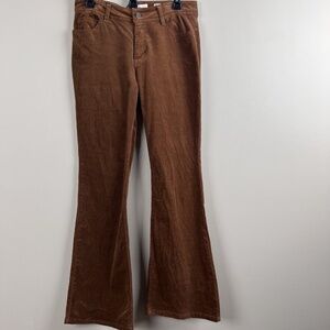 Rocks & Indigo Brown Corduroy Jeans Womens Size 8/28 Boot cut Flare Legs
